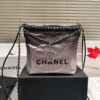 1-264 Chanel 22 Mini Drawstring Bucket Bag Ombere 7.9 Inches
