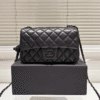 Chanel Classic Square Mini Flap Bag Black 7.9 Inches