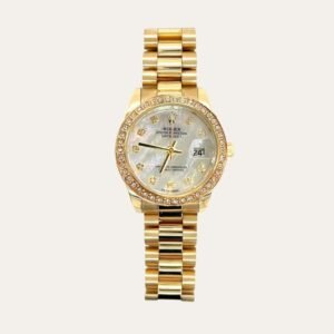 1-28-1.jpg Rolex Lady Datejust 28 Diamond Dial 18K Gold In White 28Mm