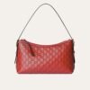 Gucci GG Emblem Medium Shoulder Bag Red 11.4 Inches