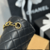 1-301 Chanel Classic Flap Bag Black 9.8 Inches