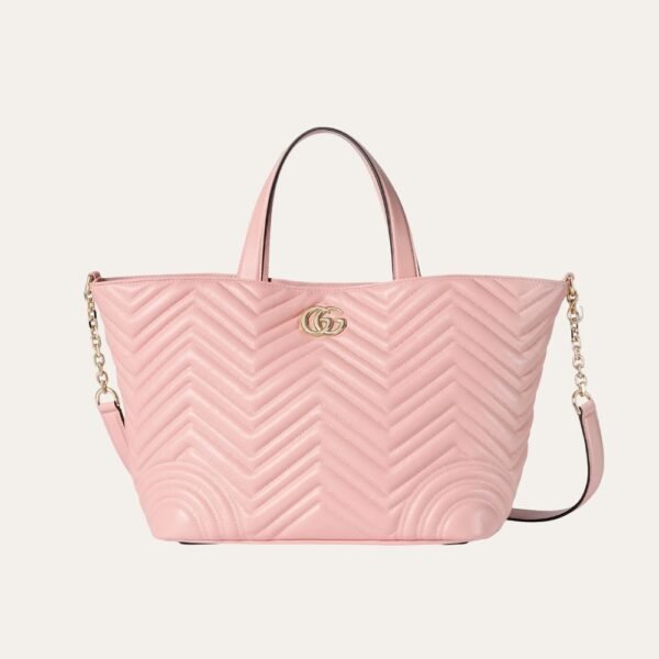 Gucci Betty Medium Tote Bag Pale Pink Matelasse 11 Inches 847387 Aafa1 6823