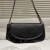 Chanel Vintage-Style Flap Bag Black 9.1 Inches