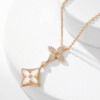 Louis Vuitton Color Blossom Double Star Necklace Q94676