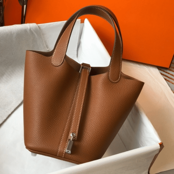 Hermès Picotin Lock Bag Brown 7.1 Inches