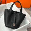 Hermès Picotin Lock Bag Black 7.1 Inches