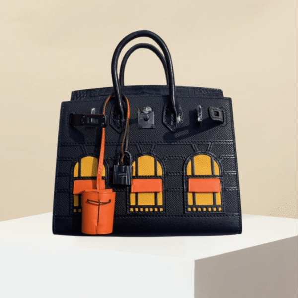 Hermès Birkin Faubourg Bag Black 7.9 Inches