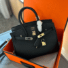 Hermès Kelly Bag Black 9.8 Inches