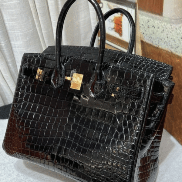 Hermès Birkin Bag Black Crocodile 9.8 Inches