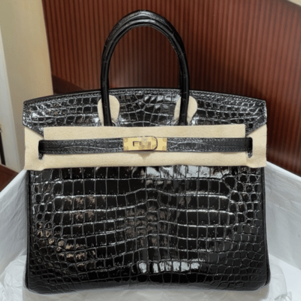 Hermès Birkin Bag Black Crocodile 11.8 Inches