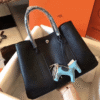 Hermès Garden Party Bag Black 11.8 Inches