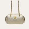 Chanel Small Bowling Bag Light Beige 9.8 Inches