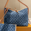 Louis Vuitton Carryall Denim Blue 15.3 Inches