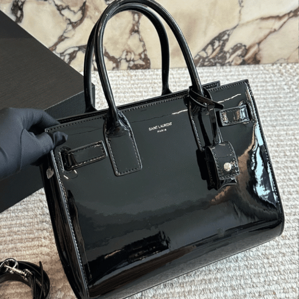 Saint Laurent Sac De Jour Bag Black 10.2 Inches