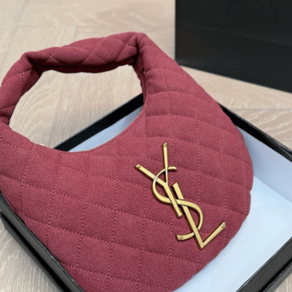 Saint Laurent Icare Hobo Bag Bordeaux 9.4 Inches