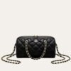 Chanel Bowling Bag Black 7.4 Inches AS1897 B03795 94305