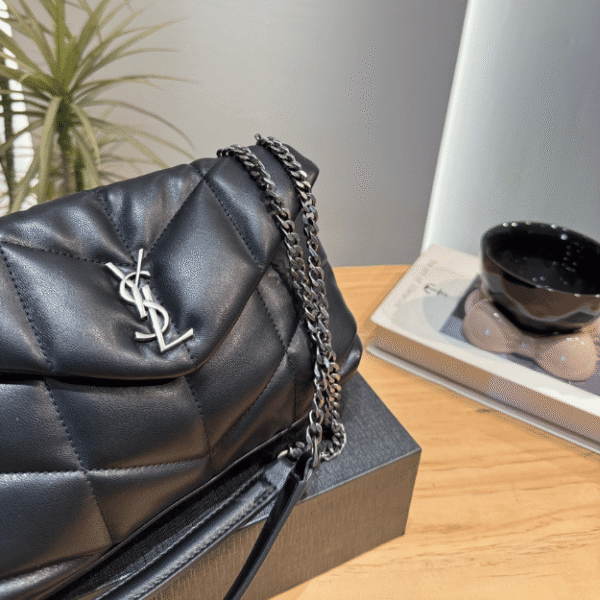 1-436 Saint Laurent Loulou Bag Black Nappa 8.7 Inches 5774761El001000