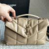 Saint Laurent Loulou Puffer Mini Bag Nude 9 Inches 5774761El072721