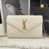 Saint Laurent Envelope Woc White Bag 8.7 Inches 377828BOW019207