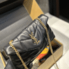 Saint Laurent Loulou Puffer Mini Bag Black 7.9 Inches 7593371El071000