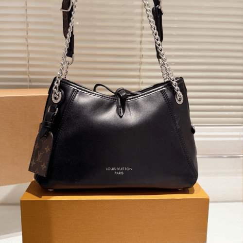 1-45 Louis Vuitton Carryall Vibe BB Black 10.2 Inches