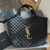 Saint Laurent Icare Maxi Shopping Bag Black 13.8 Inches 698651Aaang1000