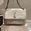 Saint Laurent Niki Bag Gray Quilted 11 Inches