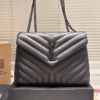 Saint Laurent Loulou Bag Black 11.8 Inches