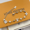 Louis Vuitton Monogram Pearl Charm Bracelet Silver-Tone
