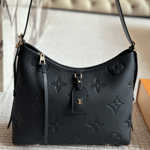 Louis Vuitton Carryall PM Monogram Empreinte Black 11.6 Inches M46288
