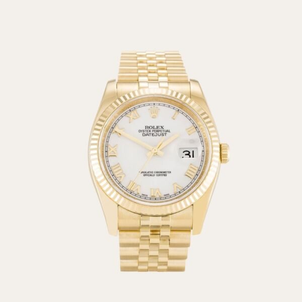 Rolex Datejust 36mm White Dial 116238
