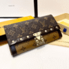Louis Vuitton Trunk Long Wallet Monogram Brown 7.5 Inches