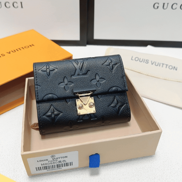Louis Vuitton Métis Compact Wallet Black 4.5 Inches M80880