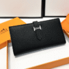 Hermès Bearn Wallet Black Palladium 6.9 Inches