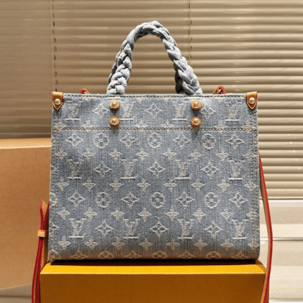 Louis Vuitton Onthego PM Denim Monogram 11.8 Inches M24897