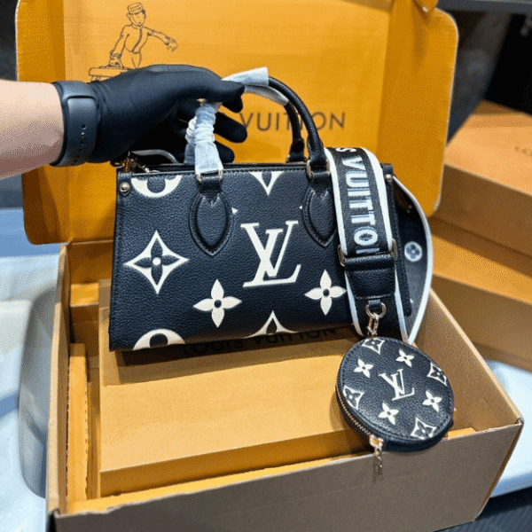 Louis Vuitton Onthego East West Mini Black Monogram 9.8 Inches