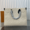 Louis Vuitton Onthego MM Monogram Cream Black 13.4 Inches