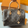 Louis Vuitton Speedy Bandouilière 35 Monogram Brown 13.8 Inches