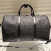 Louis Vuitton Keepall 50 Black 19.7 Inches