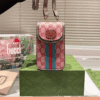 Gucci Ophidia Phone Bag Gg Supreme Pink 7 Inches