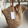 Saint Laurent Panier Large Raffia Tote Bag 15 Inches