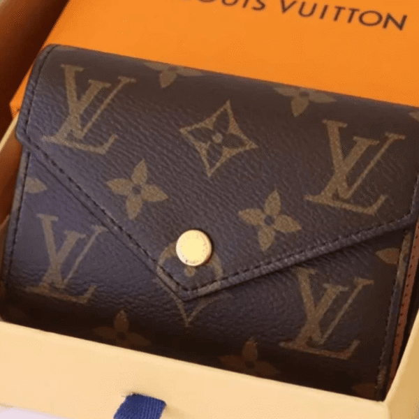 Louis Vuitton Victorine Wallet Monogram Rose Ballerine 4.7 Inches M62360