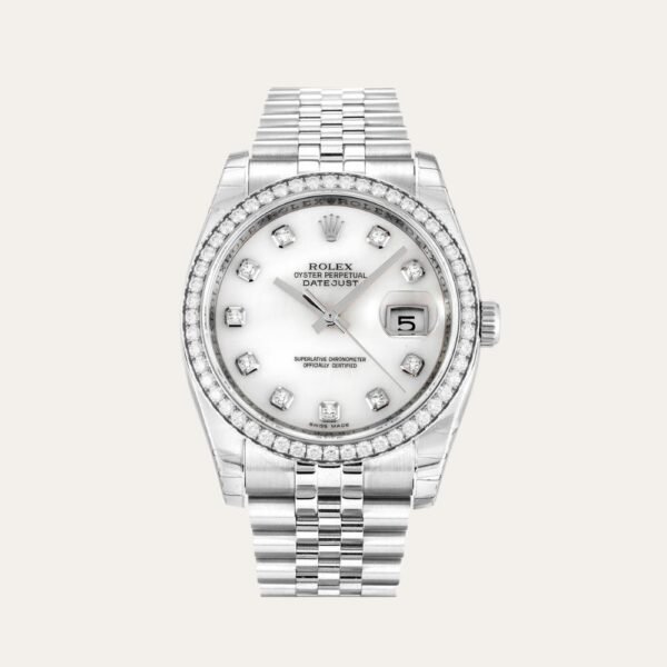 Rolex Datejust 36mm Mother of Pearl – White Dial 116244
