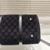 Gucci Small Jumbo GG Canvas Duffle Bag Black 11.8 Inches