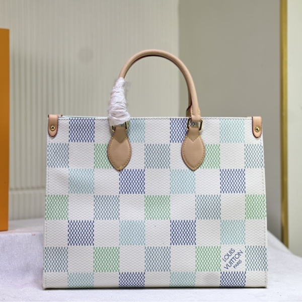 Louis Vuitton Onthego MM Blue 13.8 Inches M40518