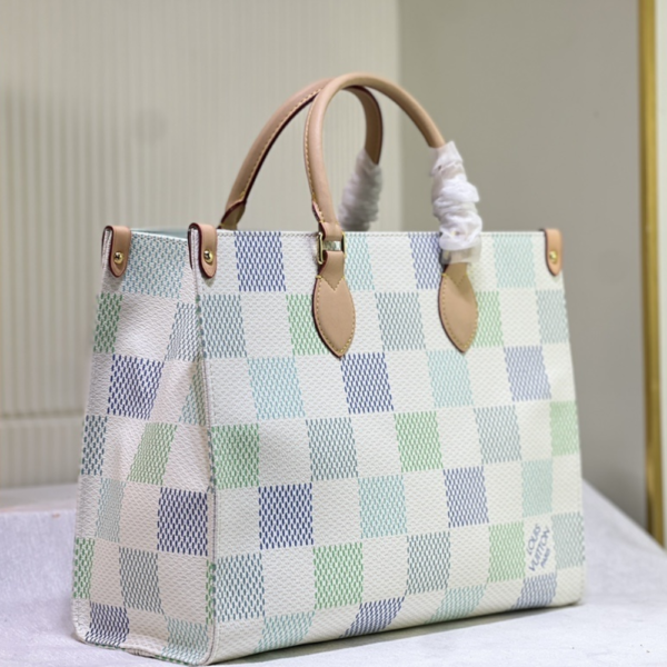 Louis Vuitton Onthego MM Blue 13.8 Inches M40518