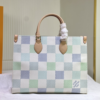 Louis Vuitton Onthego MM Blue 13.8 Inches M40518