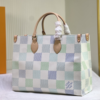 Louis Vuitton Onthego MM Blue 13.8 Inches M40518