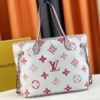 Louis Vuitton Neverfull MM Tote Bag Rose 12.2 Inches M22980