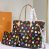 Louis Vuitton X Yayoi Kusama Neverfull MM Monogram Multicolor 12.2 Inches M22980